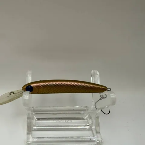 Wobler minnow miedziany 50mm z niebieskimi oczami