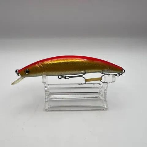 Wobler minnow, czerwony grzbiet, złote boki