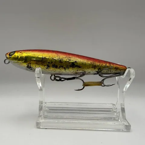 Wobler bezsterowy czerwono-żółty Silver Dog 90mm