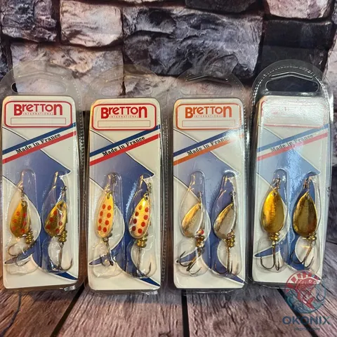 Obrotówki Daiwa Bretton International #1 #2 Zestaw — błystka