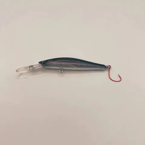 Saurus Rex-Deep SP 90mm wobler niebiesko-srebrny z Japonii